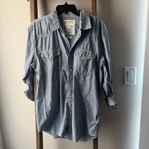 AEROPOSTALE- men’s button-up shirt size L